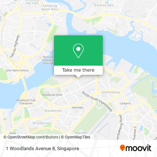 1 Woodlands Avenue 8地图