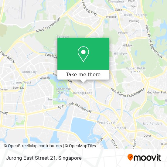 Jurong East Street 21地图