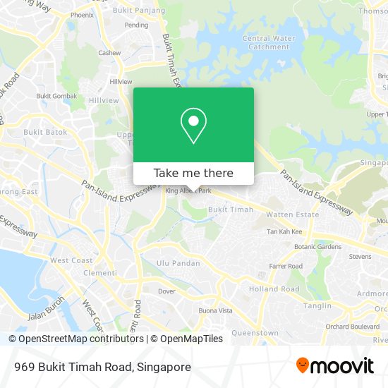 969 Bukit Timah Road map