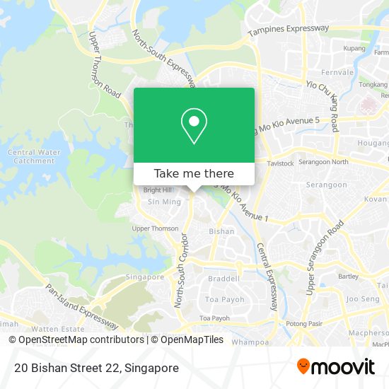 20 Bishan Street 22地图