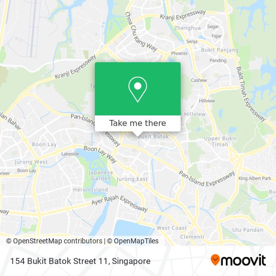 154 Bukit Batok Street 11地图