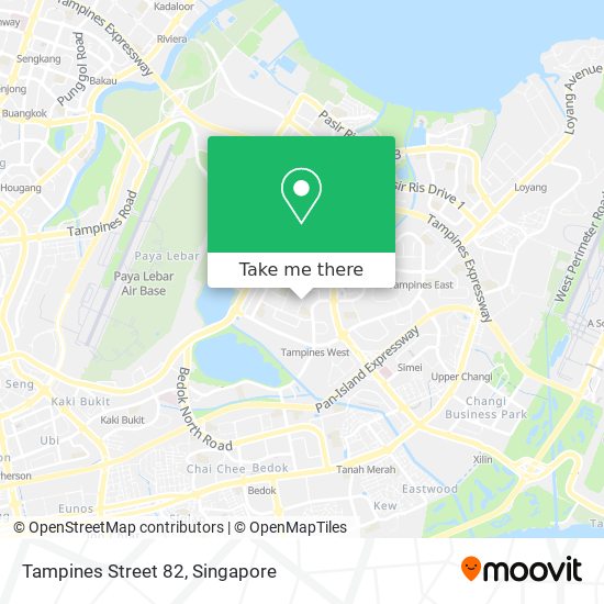 Tampines Street 82 map