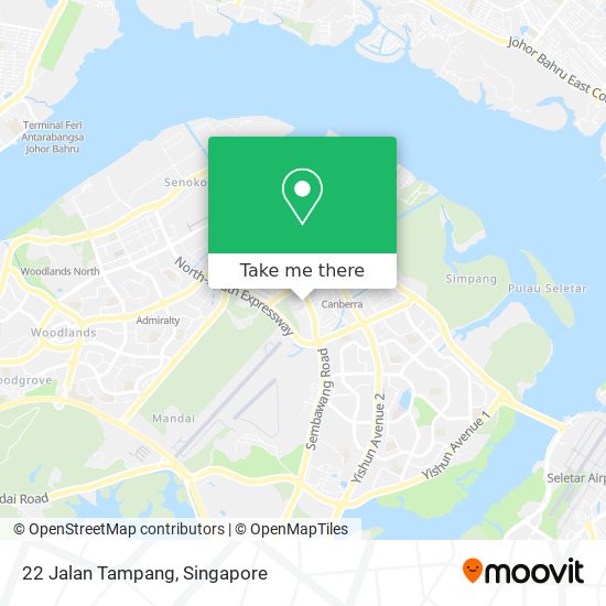 22 Jalan Tampang map