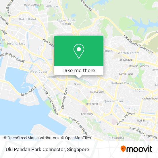 Ulu Pandan Park Connector map