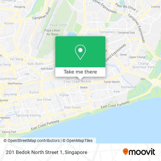 201 Bedok North Street 1地图