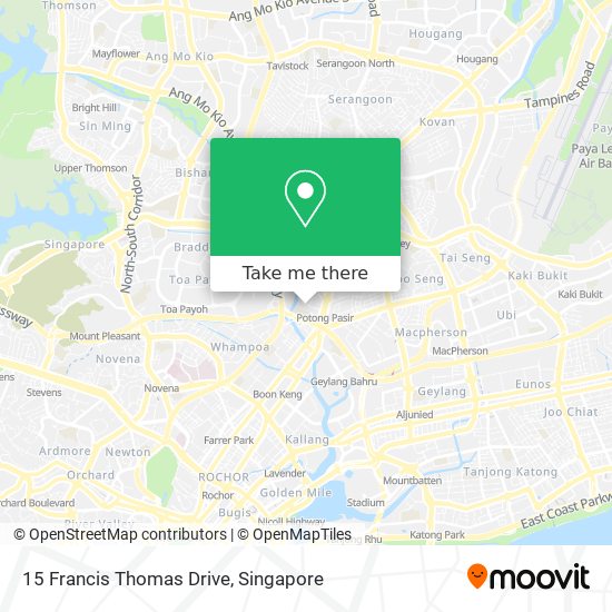 15 Francis Thomas Drive map