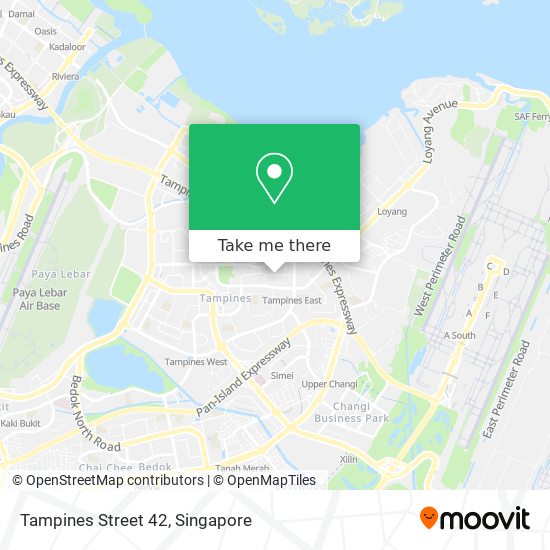 Tampines Street 42 map