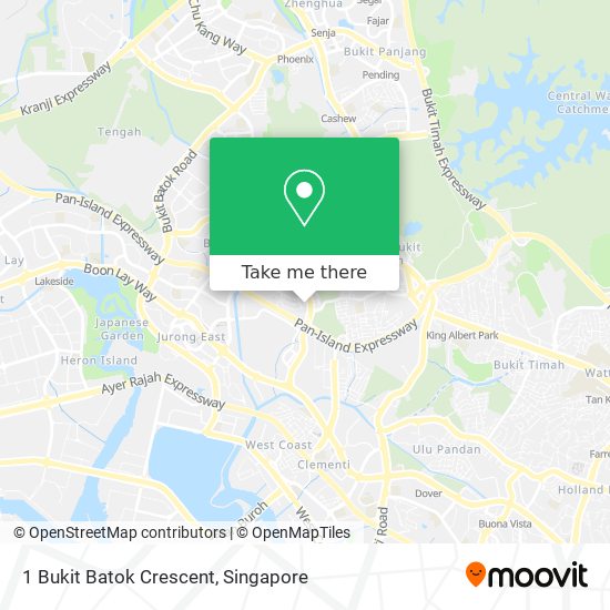 1 Bukit Batok Crescent map