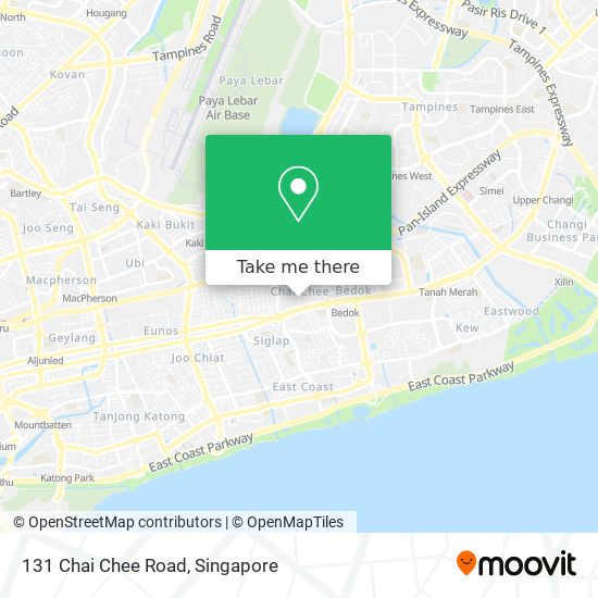 131 Chai Chee Road map