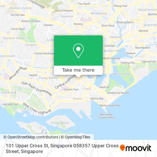 101 Upper Cross St, Singapore 058357 Upper Cross Street地图
