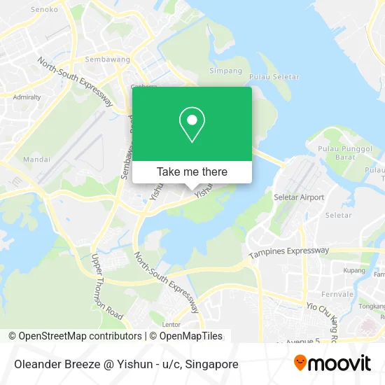 Oleander Breeze @ Yishun - u/c map
