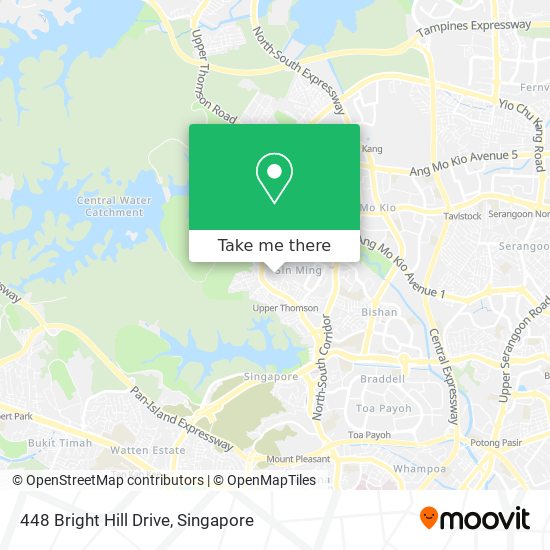 448 Bright Hill Drive map