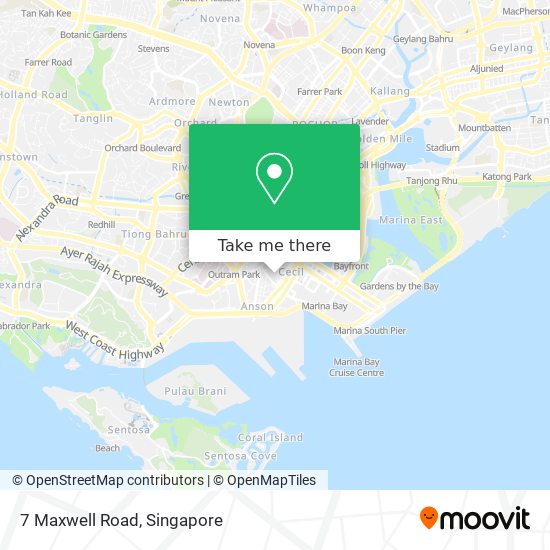 7 Maxwell Road map