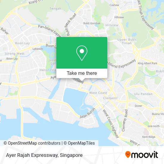Ayer Rajah Expressway map