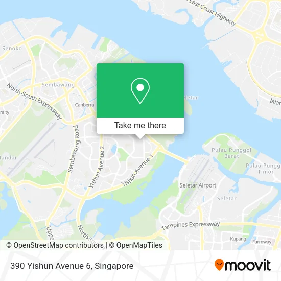 390 Yishun Avenue 6地图