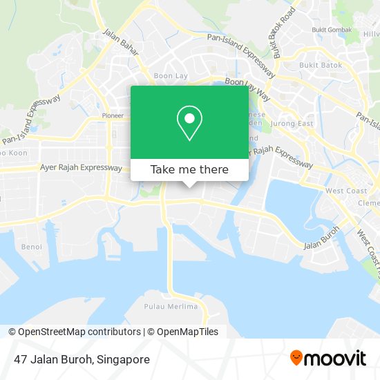47 Jalan Buroh map