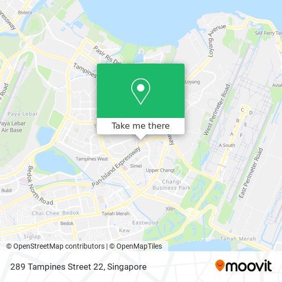 289 Tampines Street 22 map