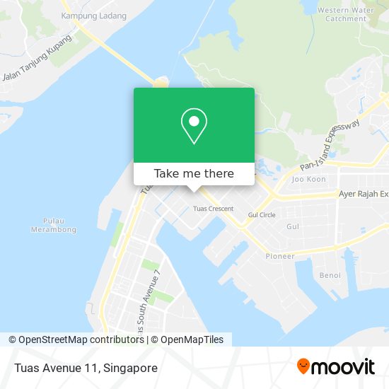 Tuas Avenue 11 map