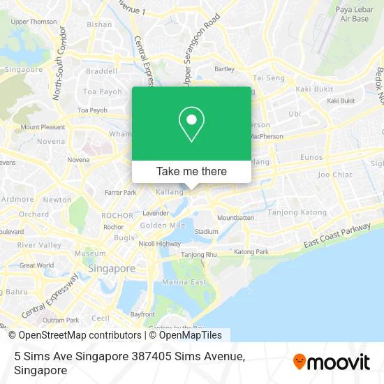 5 Sims Ave Singapore 387405 Sims Avenue地图