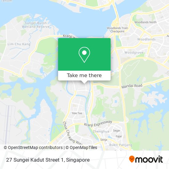 27 Sungei Kadut Street 1 map