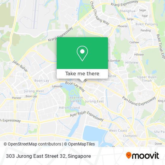 303 Jurong East Street 32 map