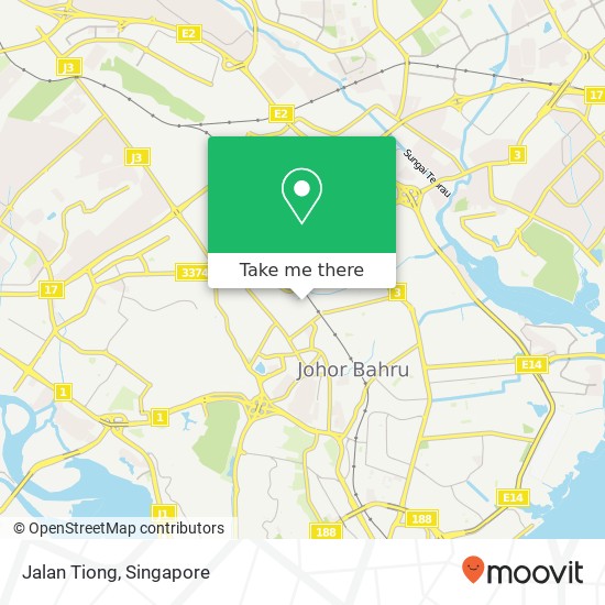 Jalan Tiong地图