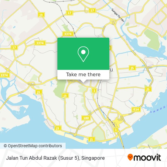 Jalan Tun Abdul Razak (Susur 5)地图