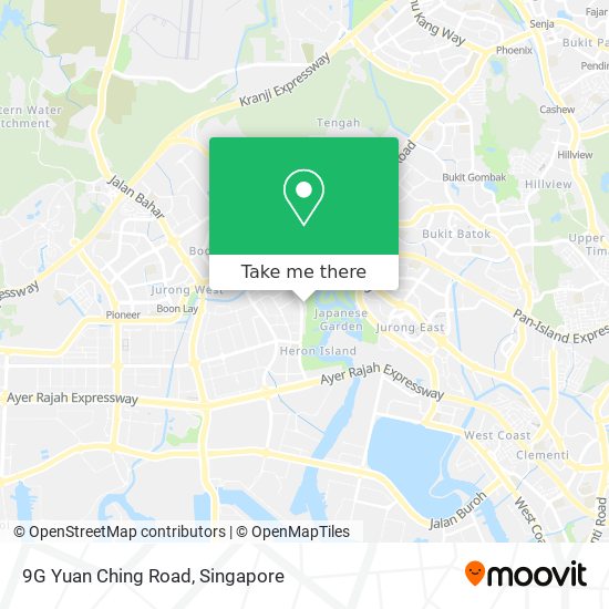 9G Yuan Ching Road map