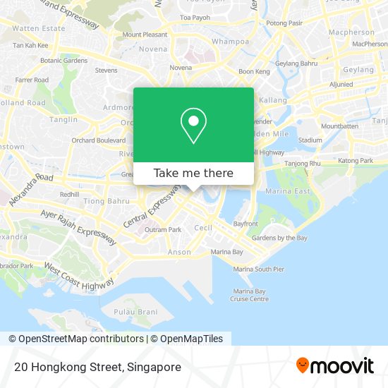 20 Hongkong Street map