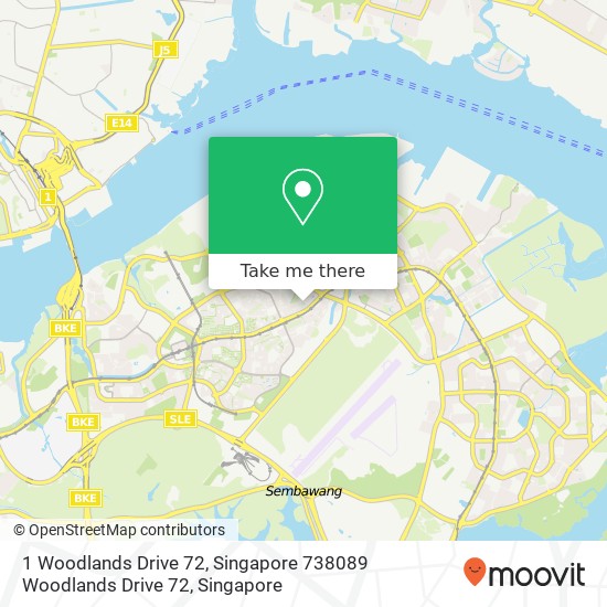 1 Woodlands Drive 72, Singapore 738089 Woodlands Drive 72 map