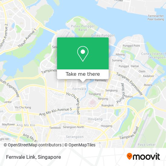 Fernvale Link map