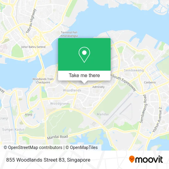 855 Woodlands Street 83 map