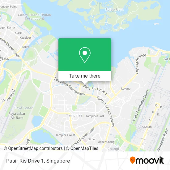Pasir Ris Drive 1 map