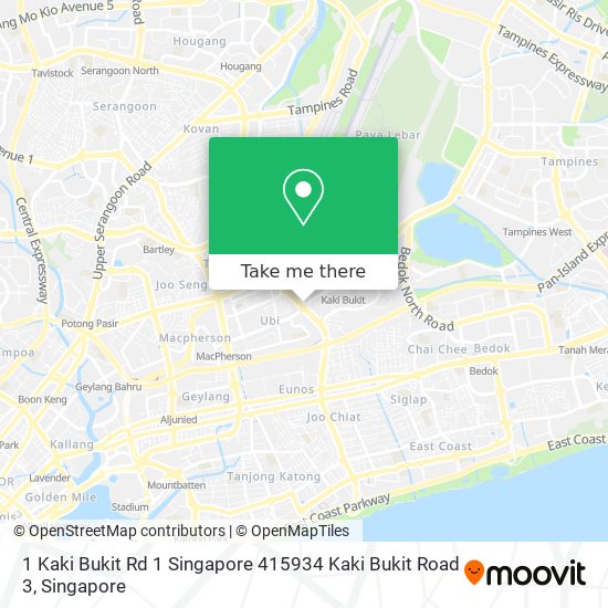 1 Kaki Bukit Rd 1 Singapore 415934 Kaki Bukit Road 3地图