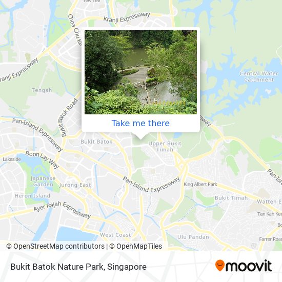 Bukit Batok Nature Park map