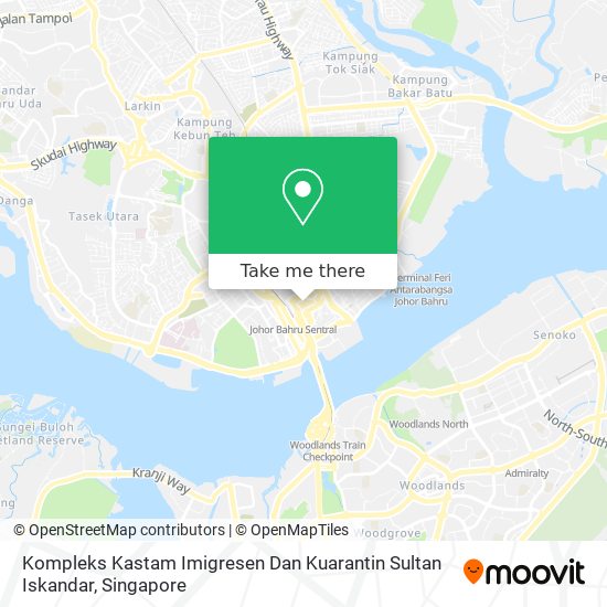 Kompleks Kastam Imigresen Dan Kuarantin Sultan Iskandar地图
