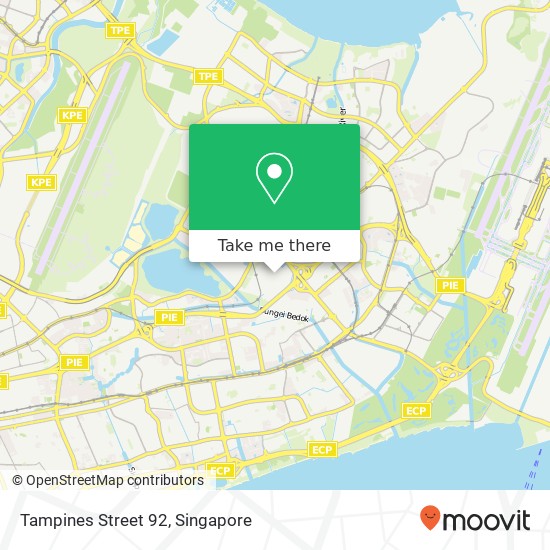 Tampines Street 92 map