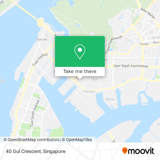 40 Gul Crescent map