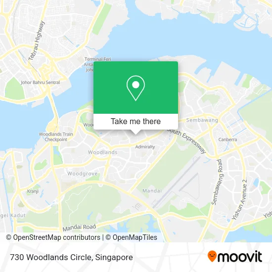 730 Woodlands Circle map