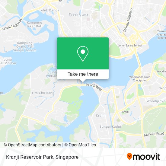 Kranji Reservoir Park map