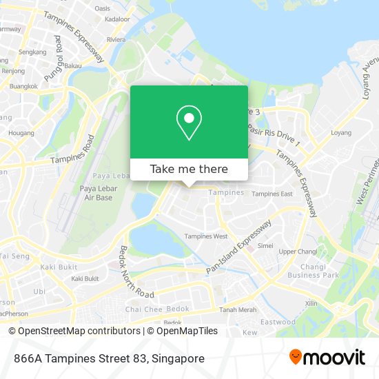 866A Tampines Street 83 map