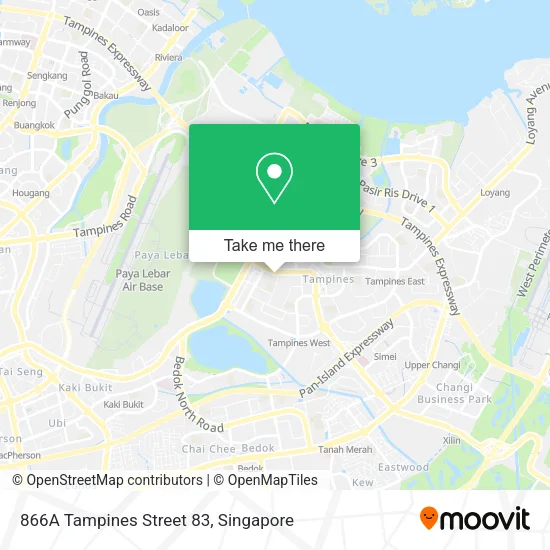 866A Tampines Street 83地图