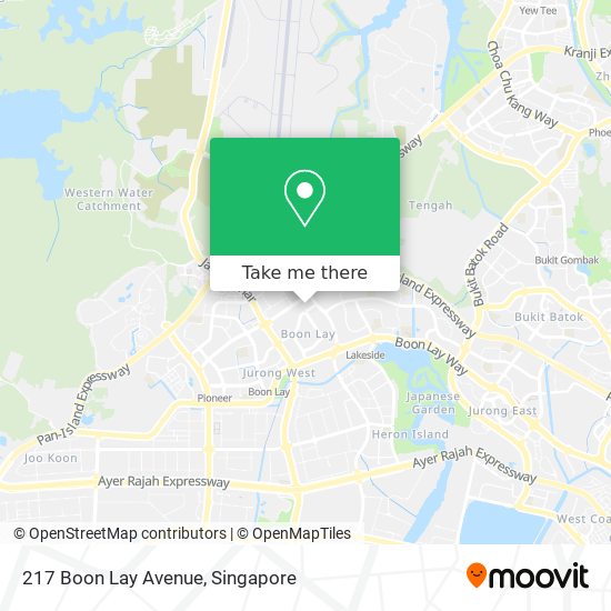 217 Boon Lay Avenue地图