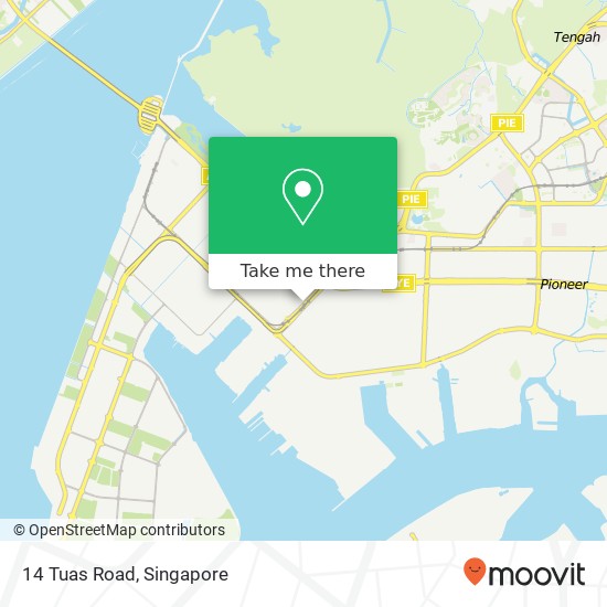 14 Tuas Road map