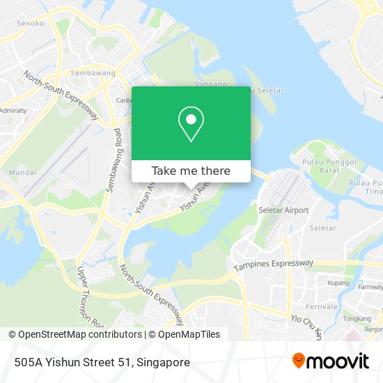 505A Yishun Street 51 map