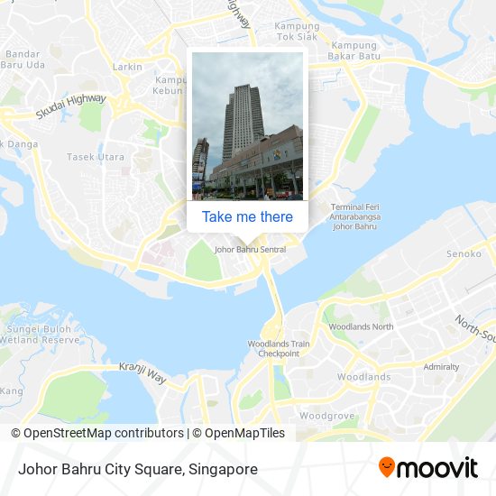 Johor Bahru City Square map