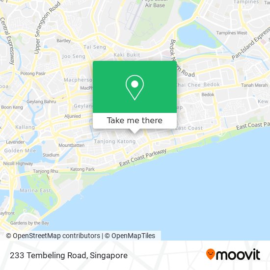 233 Tembeling Road map
