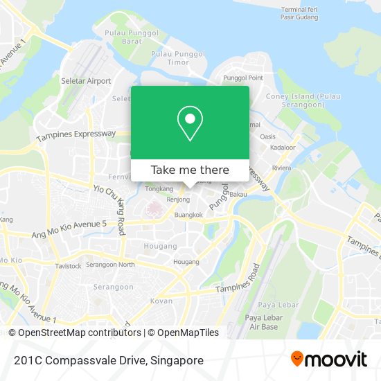 201C Compassvale Drive map