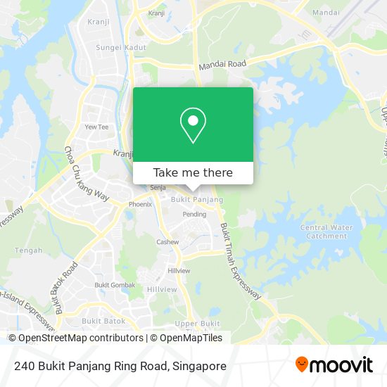 240 Bukit Panjang Ring Road map