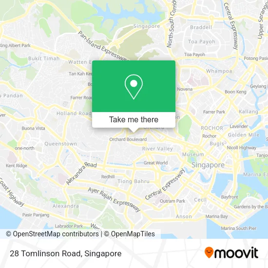 28 Tomlinson Road地图